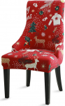 Liykimt Stretch Side Chair Cover koos k&auml;etugedega pestav pehmendusega k&auml;etoed s&ouml;&ouml;gitool naelutatud servaga s&ouml;&ouml;gitoa elutuppa