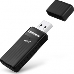 OFFCUP USB WLAN Stick Adapter PC-le, WiFi 6 Adapter Dual Band 2.4GHz/5.8GHz Internet Stick 3000Mbps USB 3.0 WPA3 kr&uuml;pteerimine &uuml;hildub Windows 10/11-ga