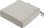 CLASSIC ACCESSORIES 62-019-HGREY-RT Montlake FadeSafe Lounge Patio istmepadi, ruudukujuline, 5" paks, veekindla tagakattega &otilde;uepadi, Heather Grey, 23" x 23" x 5"
