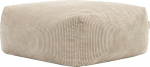 Icon Zen Bean Bag Stool, modulaarne diivan t&auml;iskasvanutele, beež, kohev Corduroy kangas, nurgas diivan, mugav Bean Bag diivan vahtpolsterdusega, lamamistool, Lounge, elutoa m&ouml;&ouml;bel