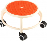 Qcwwy P&ouml;&ouml;rlev tool, stiilne, &uuml;mmargune, madal veerev tool koju, hingav disain, k&otilde;rge kandev&otilde;ime, plastik (oranž)