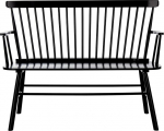 SAFAVIEH Kaasaegne sisepink mustas, 91 x 50 x 122 cm
