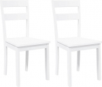 vidaXL s&ouml;&ouml;gitoa toolid 2 tk valge t&auml;ispuidust kummist k&ouml;&ouml;gitool k&uuml;ljetool s&ouml;&ouml;gitool elutoa tool restorani tool aktsenttool