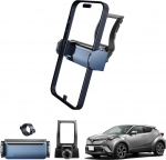 Coleya auto mobiiltelefoni hoidik, mis &uuml;hildub Toyota C-HR 2017-2023, Toyota C-HR elektriline mobiiltelefoni hoidik, C-HR tarvikud telefoni hoidik, 360&deg; p&ouml;&ouml;ramine, &uuml;hildub k&otilde;igi nutitelefonidega 4 - 7