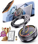 JDBL 8.0 Magnetic Handyhalterung Auto Magnet for Magsafe Autohalterung【Stabiliseerimine-98% v&auml;hem vibratsiooni】 S&otilde;jaline titaanraam-5000x kriimustuskindel, 360&deg; + 180&deg; vabadus iPhone 17 16 15 14 jaoks