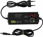 Reguleeritav toiteadapter 3-36 V laiaulatuslik toiteadapter Universaalne toiteadapter Reguleeritav 60 W 1,7 A vahelduvvoolu alalisvooluadapter LED pingekuvaga alalisvoolumootori jaoks