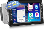 4G + 64G CAMECHO Android 13 autoraadio VW Golf 4 Polo Sharan Jetta MK4 T5 transpordile koos navigatsioonis&uuml;steemiga, 7-tolline Double DIN autoraadio koos Carplay Android Car FM / RDS Bluetooth 5.0 + 32EQga