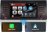 Autoraadio Bluetoothiga BMW E39 E53 M5 X5 5 seeria raadioekraani &uuml;hilduvus originaalrooliga Androidi juhtmevaba Carplay autoraadio Carplay Navi DSP AM FM RDS Double DIN raadiole