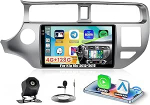 4+128G Android 15 autoraadio KIA Picanto TA 2011-2016 koos Carplay Android autoga, 9-tolline autoraadio Incell puuteekraaniga GPS Bluetooth EQ WiFi RDS FM SWC MIC tagurduskaameraga