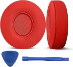 Asendatavad k&otilde;rvapadjad Beats Solo 2 & Solo 3 juhtmeta/juhtmega k&otilde;rvaklappidele Memory Foam k&otilde;rvapadjad M&uuml;raisolatsiooni vaht Vastupidav nahk Punane