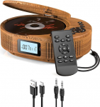 CD-m&auml;ngija Kaasaskantav laste v&auml;ike Bluetoothiga Discman laste k&otilde;lariradio Boombox CD-m&auml;ngija autole/kodule koos puldiga, FM-raadio, toetab AUX/USB-d.