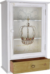 Palazzo Exclusiv Shabby Chic Wall Cabinet 60 x 40 cm Vintage Wall Cabinet Crown