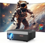 Nutikas 4K projektor 800ANSI Lumen Native 1080P, 5G WiFi/Bluetooth/ATV, 300-tolline kodukino v&auml;lifilmide projektor Netflix/YouTube'iga, 4D Keystone korrektsioon, HDR 10+, Full HD kinom&auml;ngud