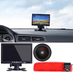 7-tolline TFT LCD v&auml;rvikuvariga automonitor + 1280 x 720 Pixel Super HD tagantvaate kaamera asendus Renault Dacia Dokker Logan MCV Express Box 62180802 89037432 8200690117 8200690118 62180801 89037