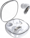 Mars Gaming MHIB2, Bluetooth 5.4 k&otilde;rvaklapid, kaasahaarav heli, ergonoomiline pooll&auml;bipaistev ja &uuml;limalt kompaktne disain, 24-tunnine taasesitus, juhtmevabad k&otilde;rvaklapid koos &uuml;mbrise ja LED-ekraaniga, valge