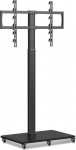 XINLEI TV Stand koos ratastega k&otilde;rgus reguleeritav 42 kuni 70-tollise lameekraani jaoks kuni 40 kg max. VESA 600 x 400 mm