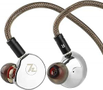 LINSOUL 7Hz x Crinacle: Diablo/Divine In-Ear Monitors, 14,5 mm Planar Magnetic Driver IEM, HiFi k&otilde;rvaklapid eemaldatava 2-pin Single Crystal Copper kaabliga, k&otilde;rvaklapid audiofiilidele (Silver, Divine)