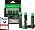 PATONA 8 x Premium AAA mikroakud, 750 mWh 1,5 V 500 mAh aku, laetav, USB-C sisend 100 mA, 1-to-2 USB-C laadimiskaabel, vastupidav &uuml;le 1000 laadimists&uuml;kli kaameratele, kaugjuhtimispuldile.
