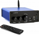 LONPOO Hi-Fi v&otilde;imendi 200 W Bluetooth, optiline, COAX, USB, AUX sisend, 2-kanaliline heli L/R v&auml;ljund k&otilde;larikaabli jaoks, TPA3116 Amp Chip