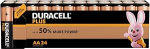 Duracell Plus AA leelispatareid [24 tk], 1,5 volti LR06 MN1500