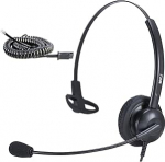 MKJ telefoni peakomplekt mikrofoniga m&uuml;ra summutav RJ9 telefoni peakomplekt