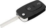 Auto 2 nupuga kaugjuhtimispult ID48 433MHz HU66, mis &uuml;hildub Audi A3 A4 A6 4D0837231R-ga