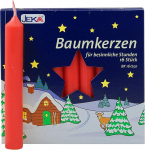 OLShop AG 2 j&otilde;uluk&uuml;&uuml;nla punased k&uuml;&uuml;nlad umbes 14 x 110 mm (2 x 16 tk)