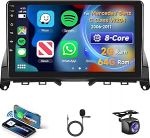 8 Core 2G + 64G autoraadio Android 13 Mercedes Benz C-klassile W204 S204 2006-2011, 9-tolline IPS puuteekraaniga autoraadio DSP Carplay Android auto GPS Wi-Fi Bluetooth FM RDS raadio tagurduskaameraga