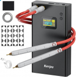 Kohapealne keevitaja, Kerpu 12000mAh juhtmevaba kohapeal keevitaja, 2-tolline LCD-ekraan, t&auml;iendatud reguleeritav kaasaskantav Mini Spot Welder koos 199 k&auml;iguga
