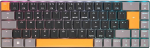 CHERRY MX-LP 2.1 kompaktne traadita m&auml;nguklaviatuur 68 klahviga UK paigutusega (QWERTY), mehaaniline MX madala profiiliga kiirl&uuml;liti, must