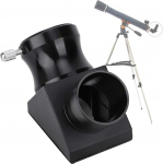 Bindpo 1.25 Inch Diagonal Mirror, Optical Dielectric Glass Mirror 90 Degree Refraction Diagonal Adapter for Astronomical Telescope
