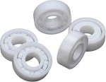 4pcs/10pcs R8 Full Ceramic Ball Bearings, 12.7 x 28.5 x 7.938/6.35 mm, Zirconia Ceramic Deep Groove Ball Bearing (Color : 10pcs Width 6.35mm)