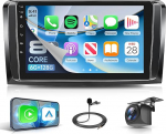 8 Core 6G + 128G 9-tolline autoraadio Android Mercedes Benz ML GL W164 ML350 ML500 GL320 X164 ML280 GL350 Carplay juhtmevaba Android auto navigatsiooniga GPS FM/RDS/EQ/DSP Bluetooth 360&deg; panoraam tagumine osa
