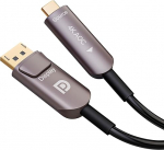 USB C ja Displayport 4K kiudoptiline kaabel USB 3.1 Type C ja Displayport vahel, Thunderbolt 3/4 &uuml;hilduv, MacBook Pro/Air jaoks (A0109-AOC-10M)