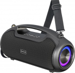 Bluetooth-k&otilde;lar, kaasaskantav muusikakast Bluetooth 5.3 koos 2 x subwooferiga, 200 W tippv&otilde;imsus / Bass Boost / 24h aku / IP65 veekindel v&auml;lisk&otilde;lar / DSP / TWS / TF / USB / AUX, koju / peole