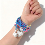 URIZONS Juhtmega k&otilde;rvaklapid USB-C mikrofoniga [Armband Design] | Sportlik k&otilde;rvaklapid, mida saab kanda randmepaelana, punutud kaabel ja magnetiline sulgemine | &Uuml;hildub iPhone 14/15/16/17, muusika (51#)