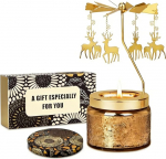 Roosi l&otilde;hnak&uuml;&uuml;nal p&ouml;&ouml;rleva lumehelbeke Hirvega Dekoratiivne sojavaha k&uuml;&uuml;nal Kinkekarp kingitus naistele Kodu