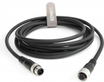 SZRMCC M12 5-poolne A-koodiga pikenduskaabel lennundusanduri pistiku elektriline kaabli&uuml;hendus t&ouml;&ouml;stuskaamerale (8 m/26 ft)