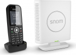 Snom M430 &uuml;heelemendiline IP-DECT juhtmeta telefonikomplekt, M30 DECT IP-telefon + M400 tugijaam, kuni 20 telefonitoru, kuni 10 paralleelset k&otilde;net, must, 00004589.