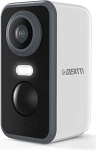 DEATTI Outdoor Surveillance Camera, Battery, 2K Wireless Wi-Fi Outdoor/Indoor, IP Camera Outdoor with PIR Motion Sensor, 2-Way Audio, Colour Night Vision, IP66 Waterproof, Cloud/SD Storage