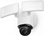 eufy Security Floodlight Camera E340, 360&deg; Pan & Tilt Function, 24/7 Recording, Dual Band Wi-Fi, 2000 Lumens, Motion Activated, Dual Camera, HomeBase 3 Compatible, Local Storage, No Fees