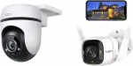 TP-Link Tapo C500 WiFi v&auml;livaatluskaamera, 360 kraadi, 1080p resolutsioon & Tapo C320WS v&auml;livaatluskaamera, WiFi IP-kaamera, valge, 1 tk.