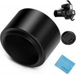 58mm Tele metallist sisse kruvitav objektiivikaitsekork keskelt n&auml;puga Canon Nikon Sony Pentax Olympus Fuji Sumsung Leica kaamerale + puhastuslapp