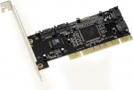Kalea Informatique PCI SATA kontroller kaart 4 s&otilde;ltumatut porti v&otilde;i RAID 0.1, 0 + 1 - kiibistik Silicon Image Sil3114 koos v&otilde;rdsete k&otilde;rge profiiliga / madala profiiliga