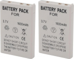 ET EL5 aku, 2 Pack kaamera aku 1600mAh Li-ion aku Coolpix 3700 4200 5200 P3 P4 P80 P100 P500 Coolpix S10 digitaalsete SLR-kaamerate jaoks.