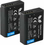 2 x SK aku Canon LP-E10 | 1020 mAh | Canon EOS 1100D 1200D 1300D 2000D 4000D / Rebel T3 T5 T6 / Kiss X50 X70 jaoks