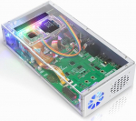 FREENOVE arvutikomplekt Raspberry Pi 5 jaoks (ei kuulu komplekti), M.2 NVMe SSD-pesa 1231 MB/s, 5 MP kaamera, 0,96-tolline OLED-ekraan, sisseehitatud stereok&otilde;larid, 3,5 mm ja optiline heli (S/PDIF)