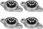 hankekaart KFL001 8mm puuriga tsingisulamist padjaplokklaager P6 (ABEC3) 4 tk pakendis