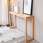 Konsolentische f&uuml;r Flur und Wohnzimmer, schmale Beistelltische aus Glas, Konsolentisch aus Holz im Mid-Century-Stil, rechteckige Raumteiler f&uuml;r den Eingangsbereich im Zen-Stil, platzsparende
