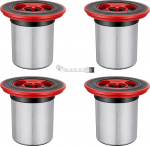 4 filtri varuosade pakk Bosch Unlimited Series 7 akutolmuimeja BSS711W BSS715CARP BCS711A BKS711MTB BBS712A asendusfiltri tarvikud (Asendab 12040193)